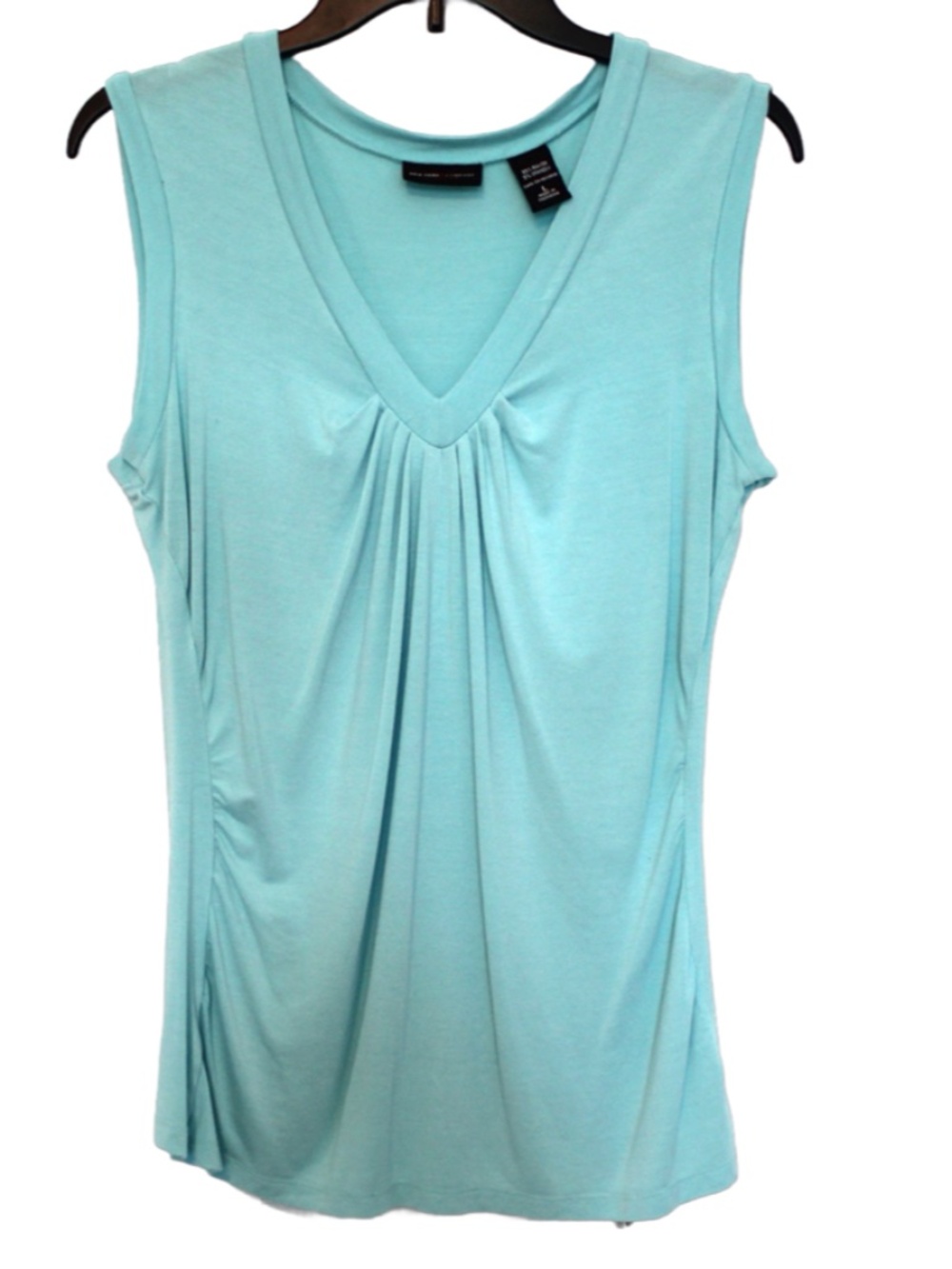 New York & Co | Women’s Stretch Aqua Sleeveless Tunic Style Tank Top Large